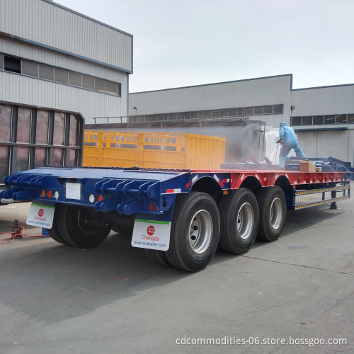 Hot Sale New Heavy Duty  Low Bed Semi Trailer Truck at Low Price